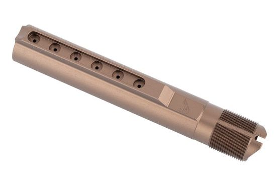 Aero Precision Enhanced AR-15 Carbine Buffer Tube in kodiak brown.